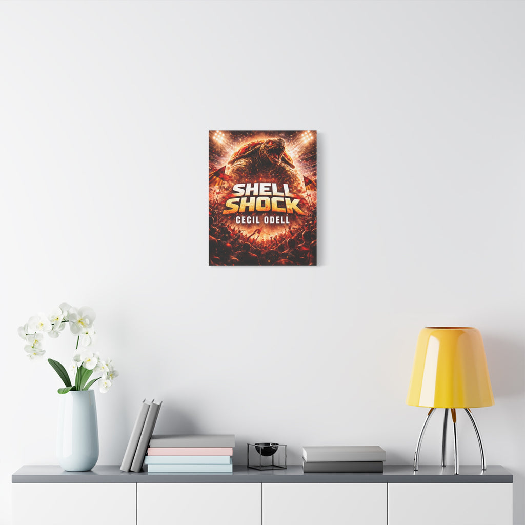 Shell Shock Canvas Print: Dramatic Monster Art Wrap (Cecil Odell)