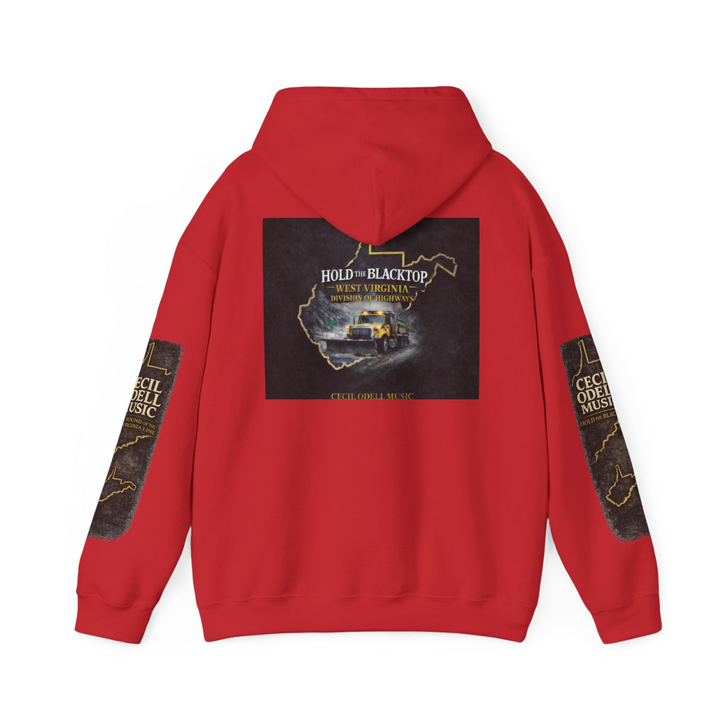 Hoodie: "Hold The Blacktop" Vintage Road Trip Graphic Pullover