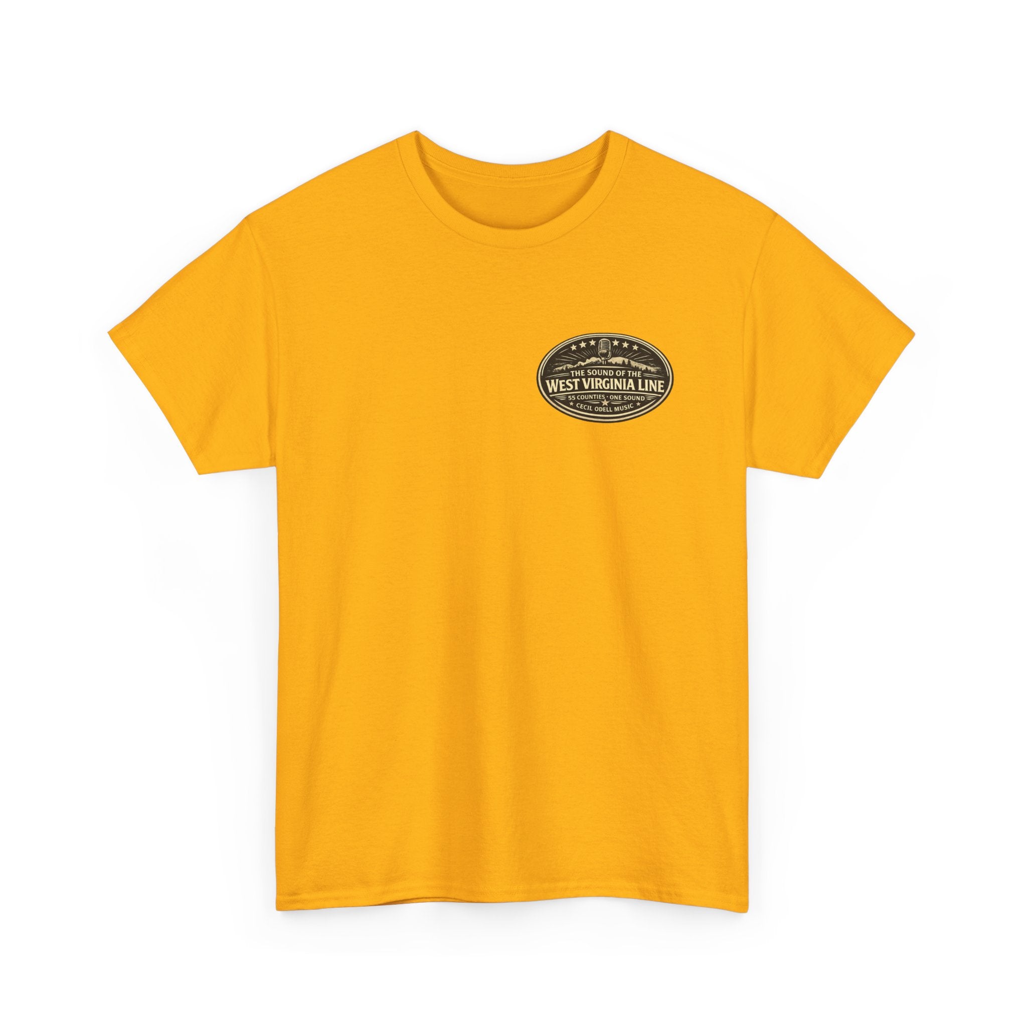 Album Art T‑Shirt: "Yellow Through The Hills" Vintage Roadtrip Tee