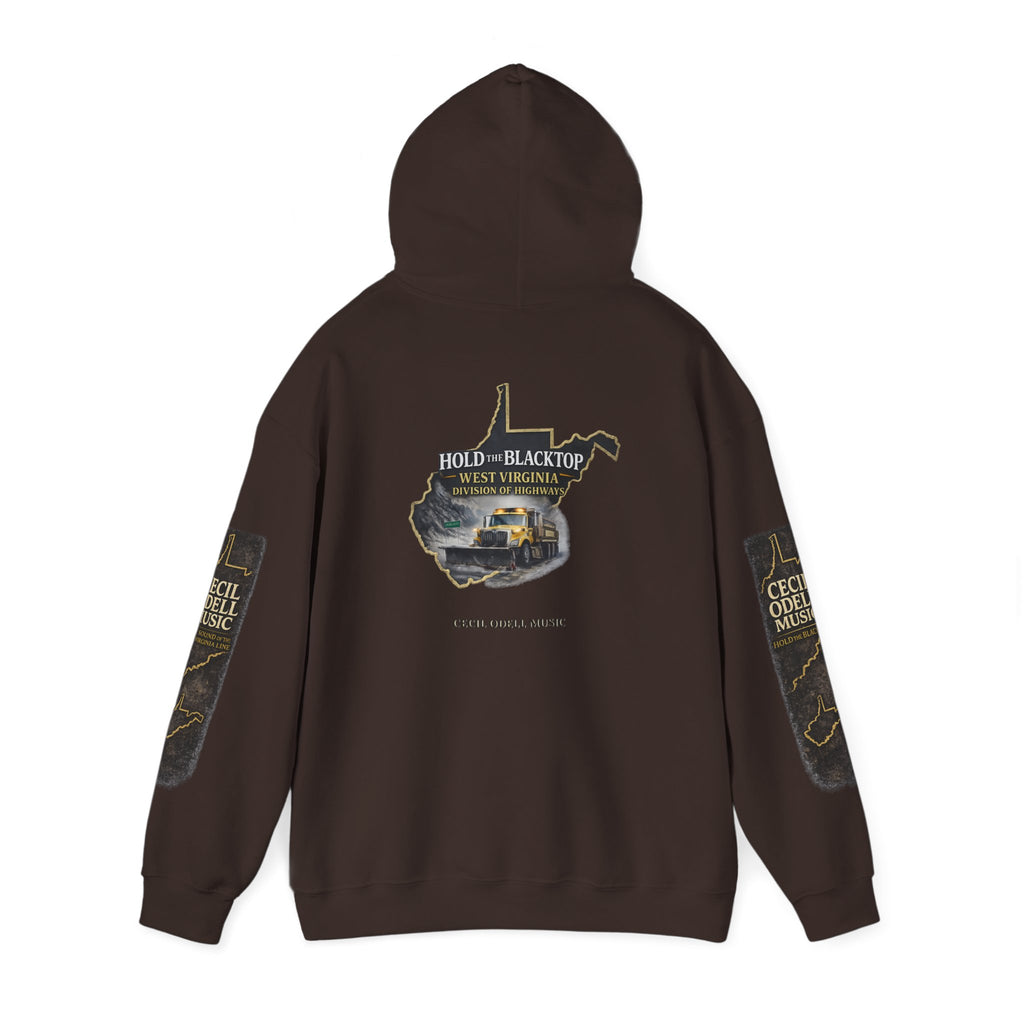 Hold the Blacktop Hoodie: Classic Road Trip Graphic Pullover