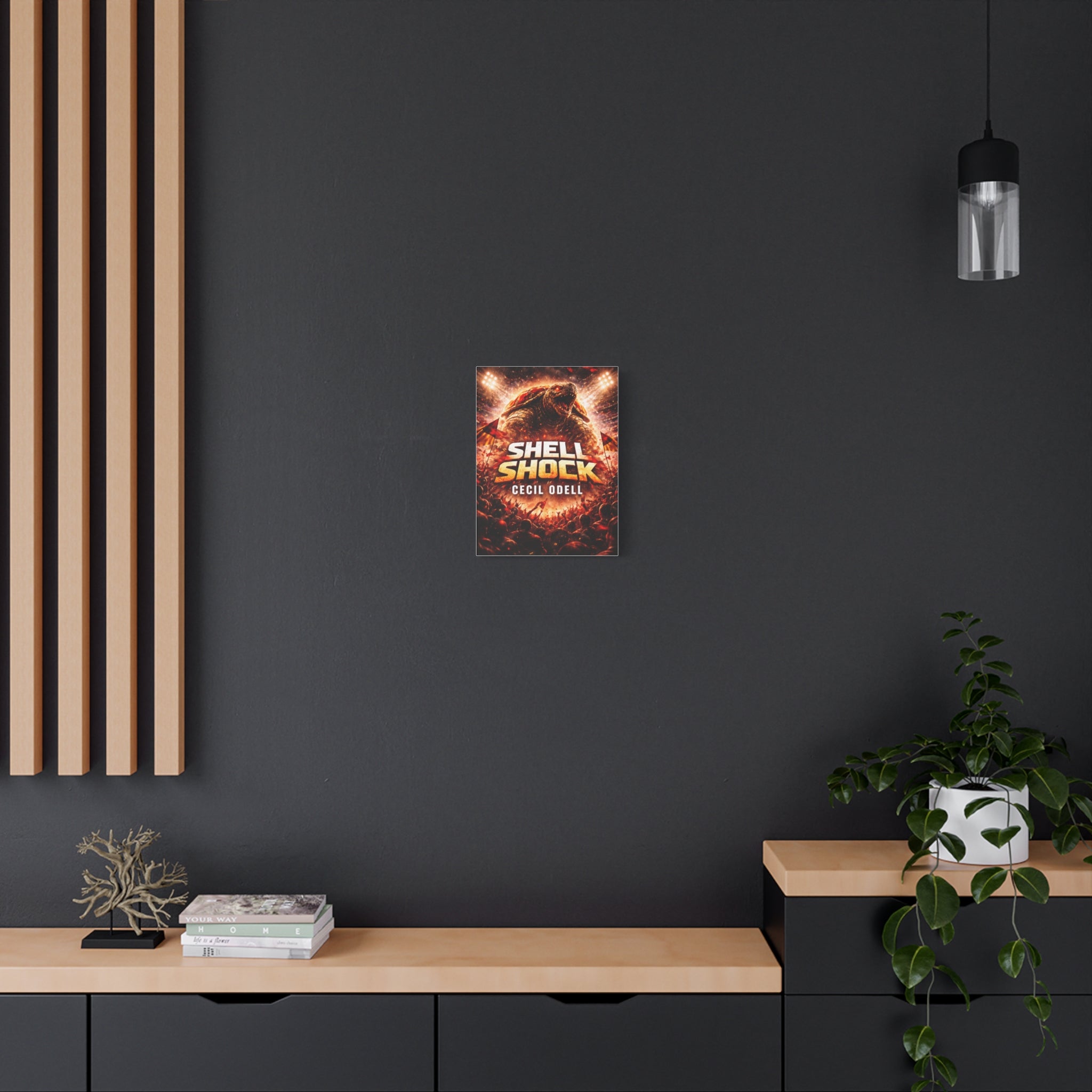 Shell Shock Canvas Print: Dramatic Monster Art Wrap (Cecil Odell)