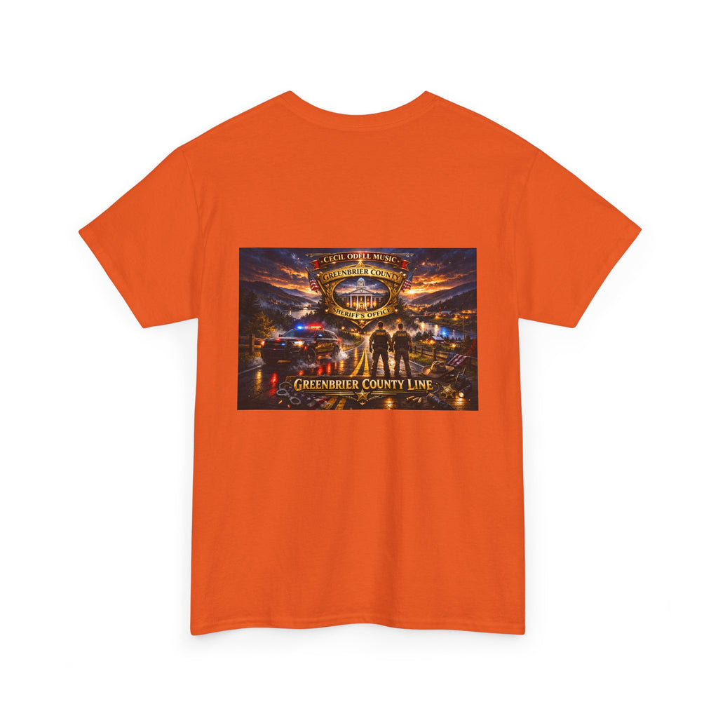 Greenbrier County Line Concert Tee: Vintage Live Music Poster Shirt