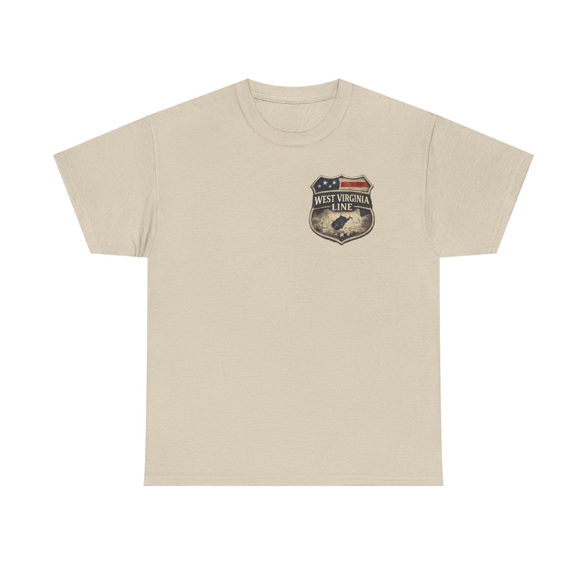 West Virginia Line Benefit Tee: Supporting First Responders (Eagle & Flag)