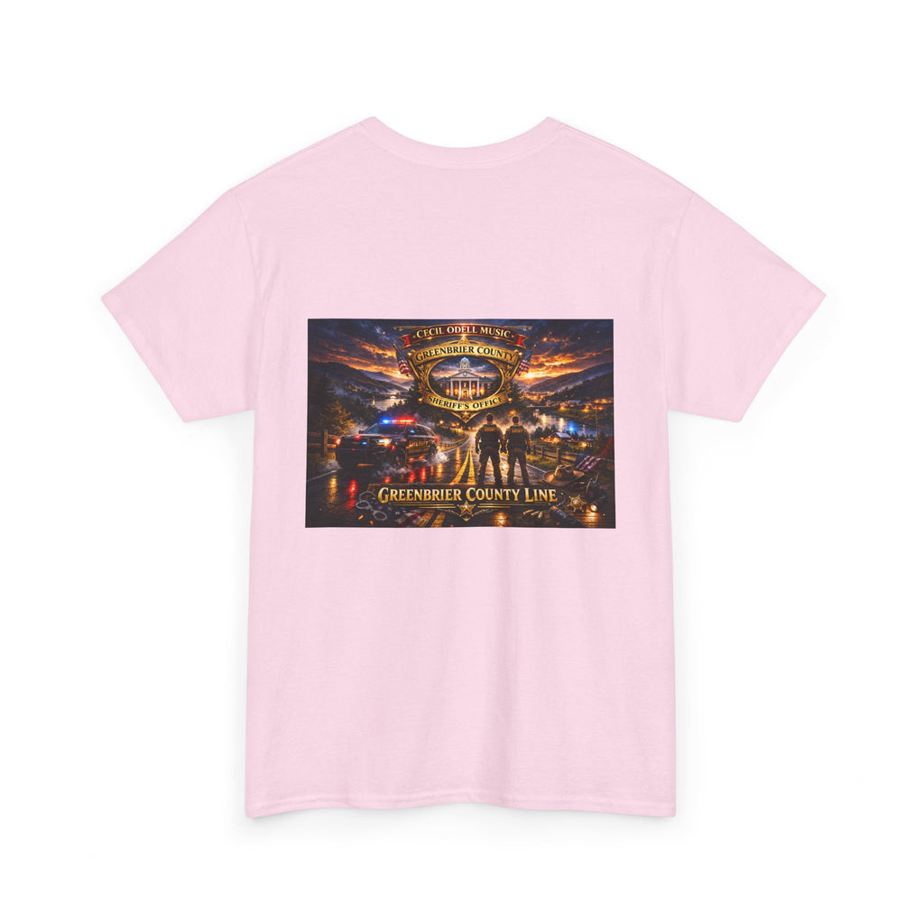 Greenbrier County Line Concert Tee: Vintage Live Music Poster Shirt