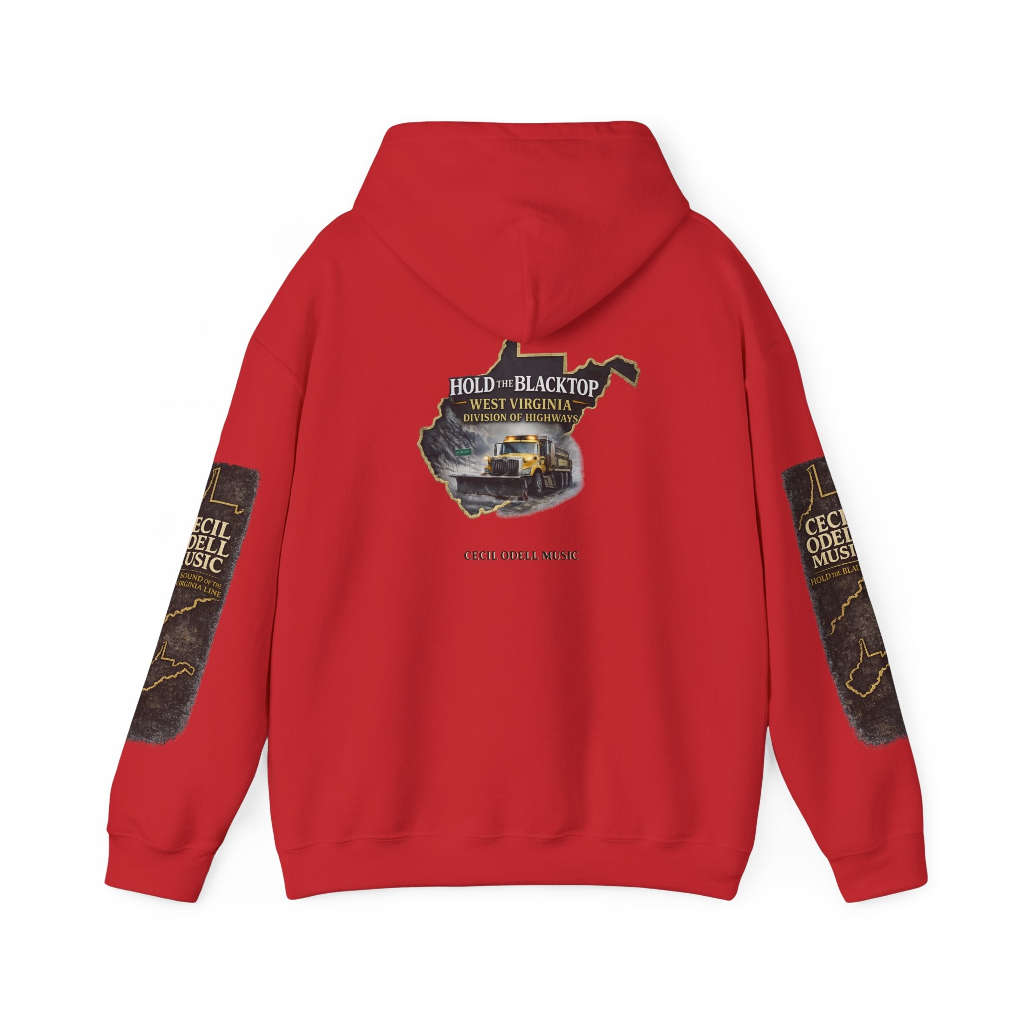 Hold the Blacktop Hoodie: Classic Road Trip Graphic Pullover