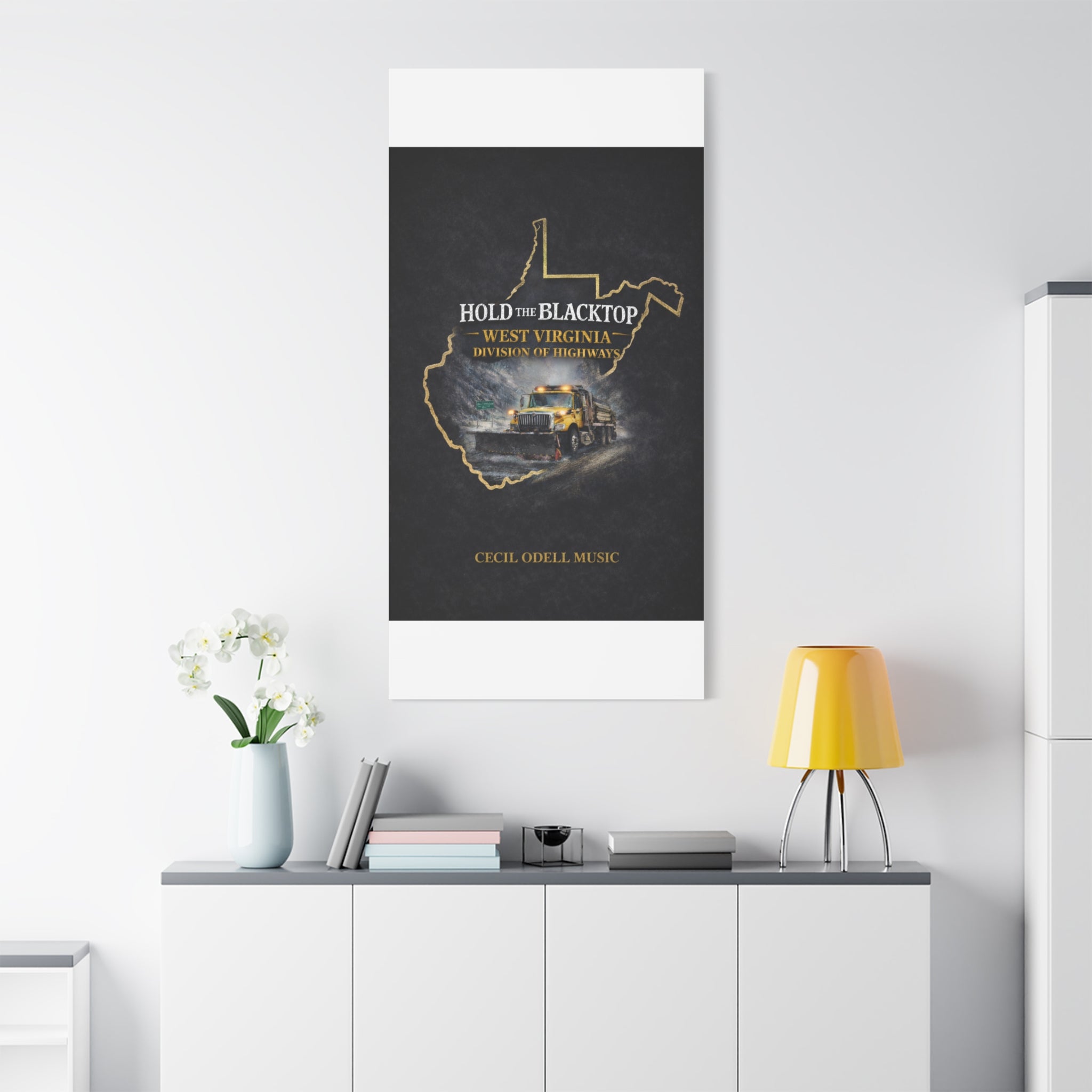 Hold the Blacktop: West Virginia Division of Highways Canvas Print