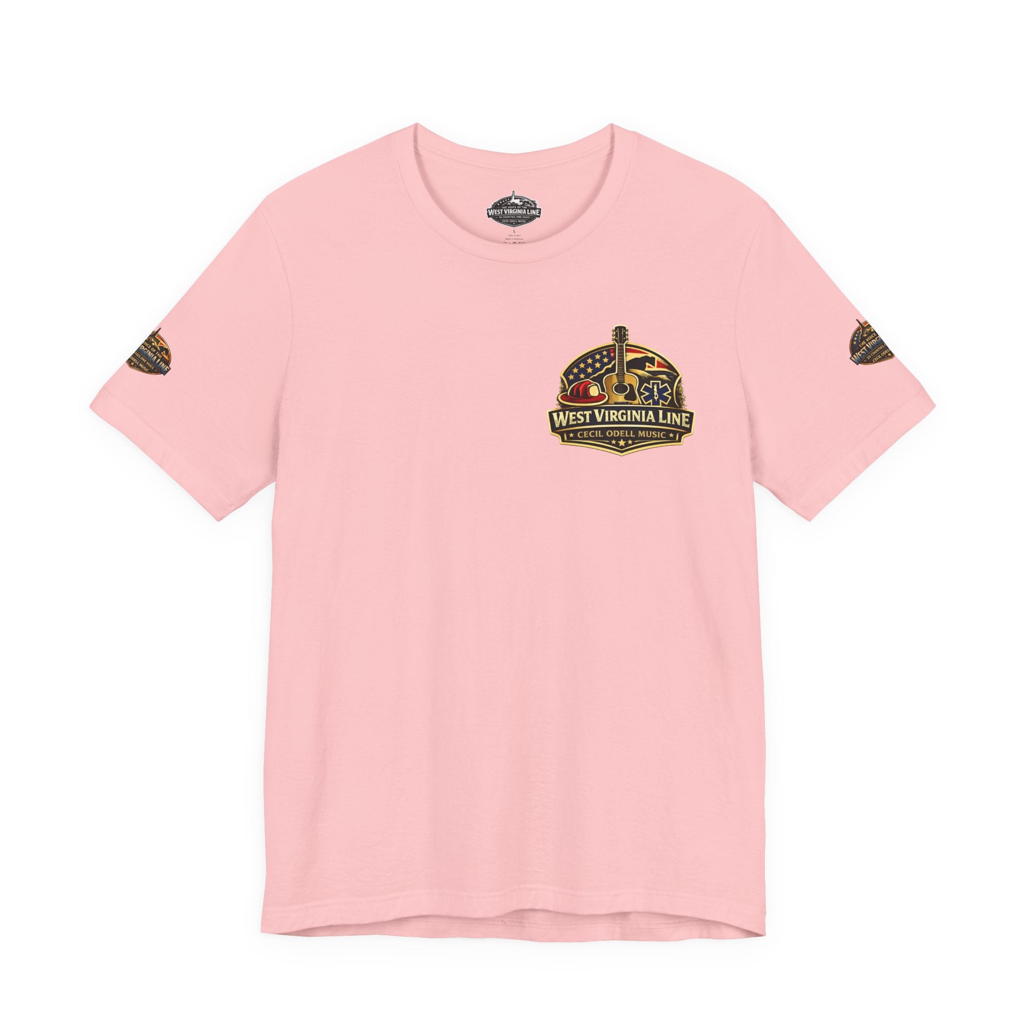 West Virginia Outlaw T-Shirt: Rustic Skull & Guns Country Graphic Tee