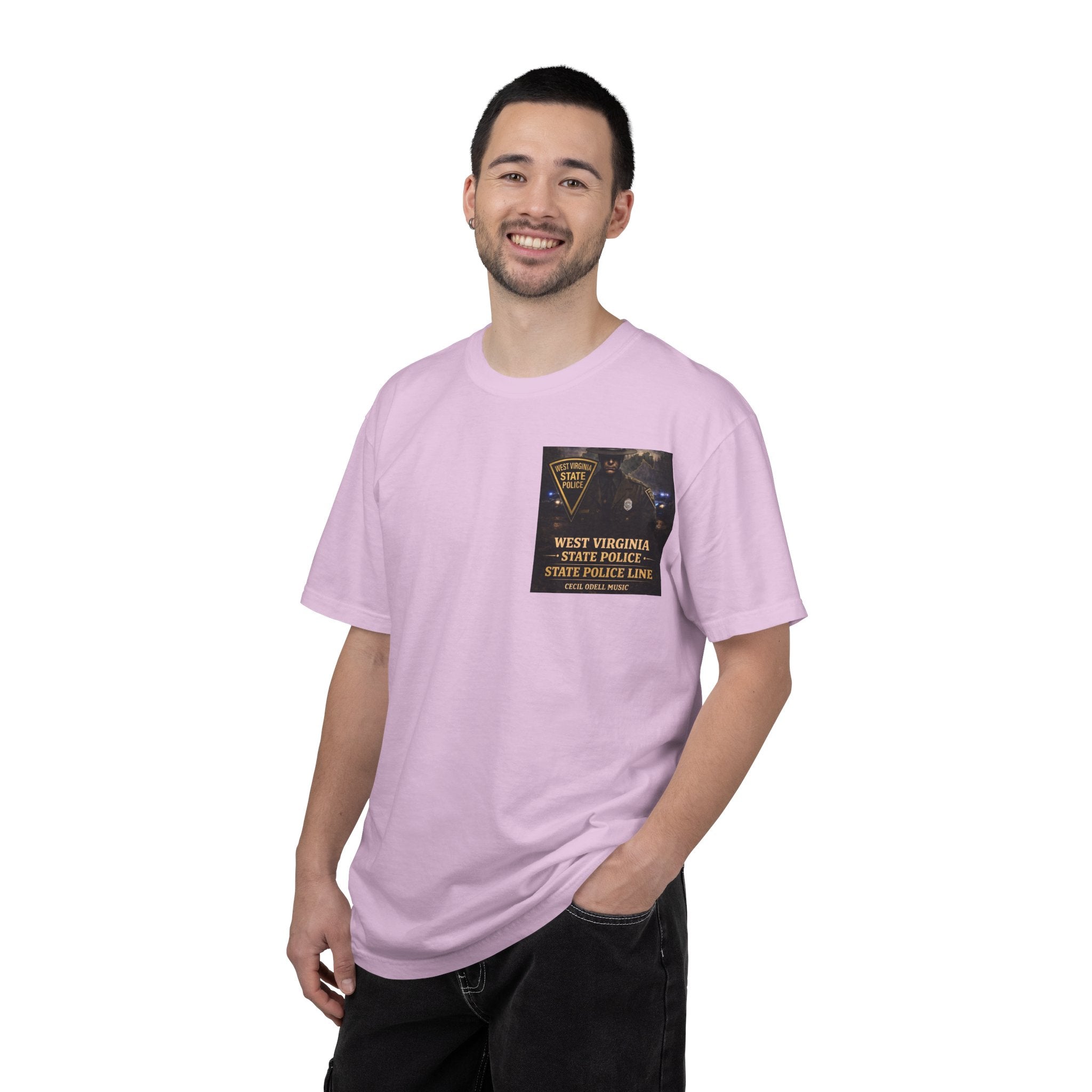 West Virginia State Police Graphic T-Shirt: 'State Police Line' Back Print