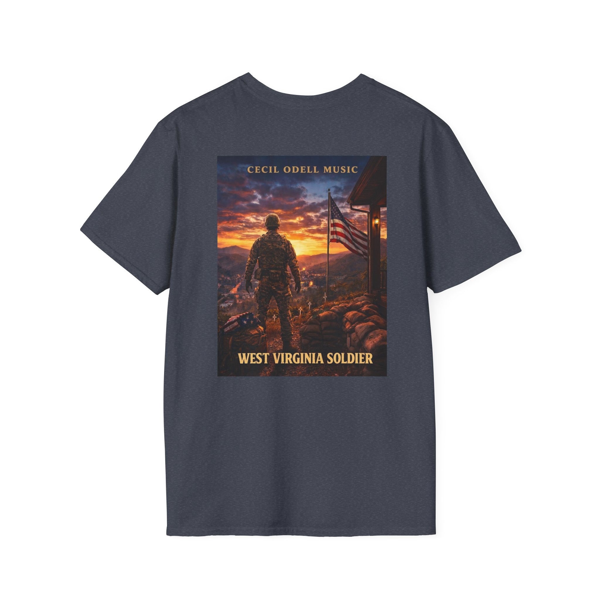 West Virginia Soldier T-Shirt: Patriotic Veteran Tribute Tee