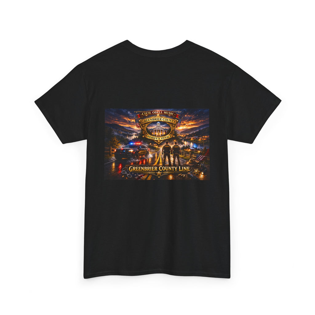 Greenbrier County Line Concert Tee: Vintage Live Music Poster Shirt