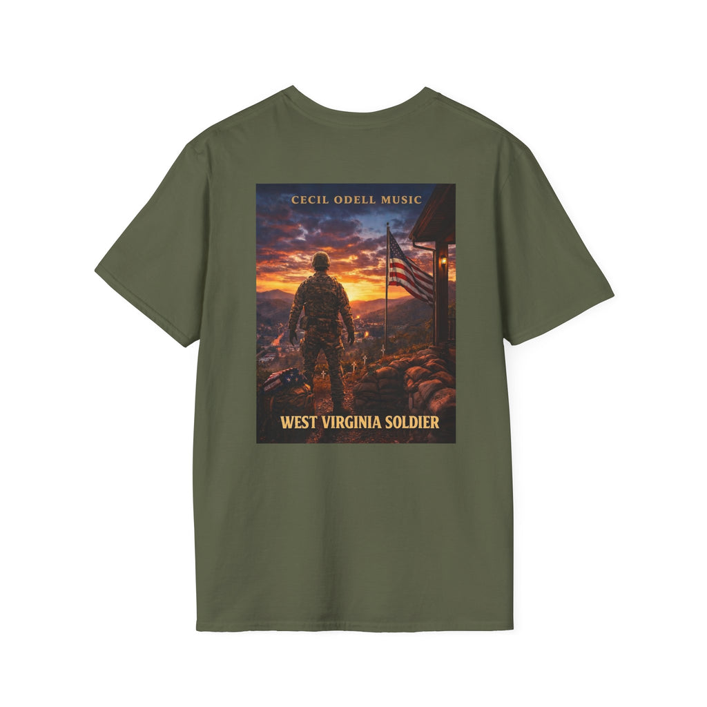West Virginia Soldier T-Shirt: Patriotic Veteran Tribute Tee