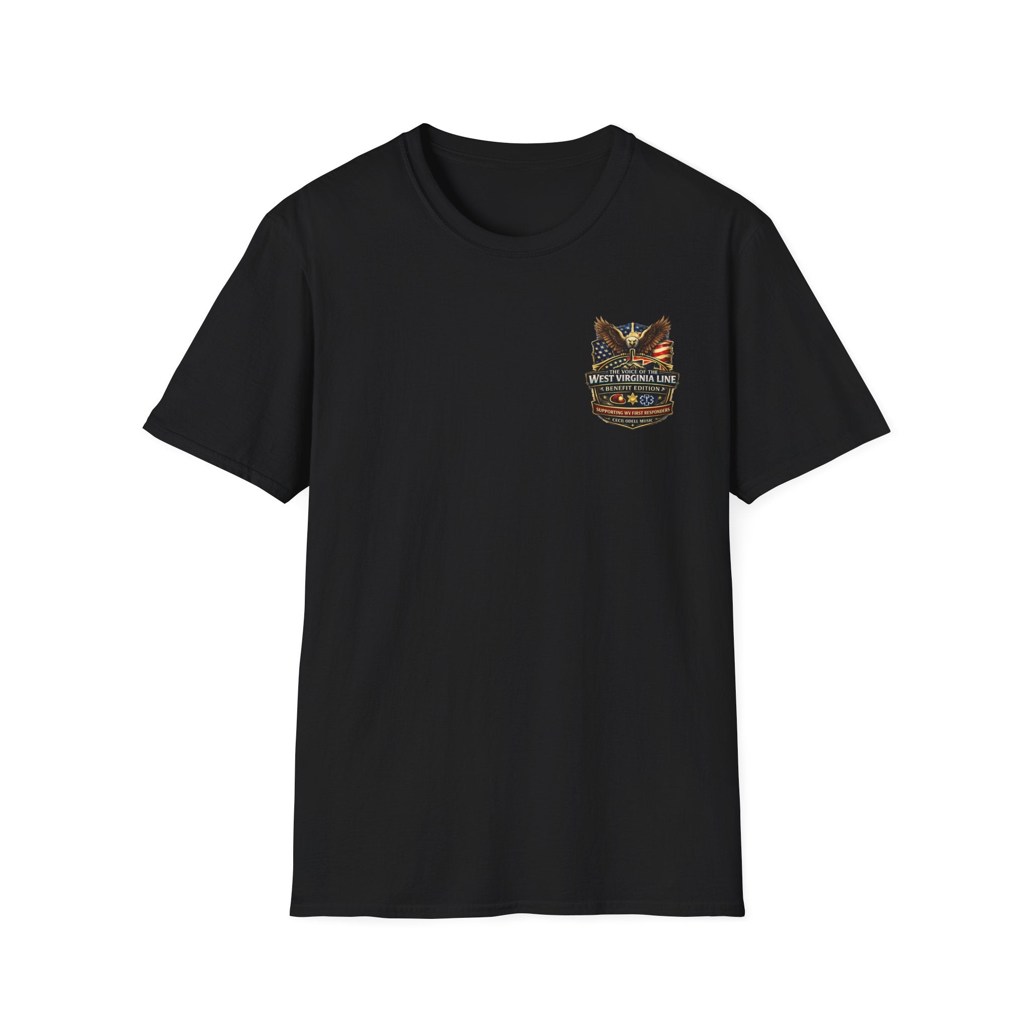 Fire Department T-Shirt: Tunnelton VFD Line Photo Tee