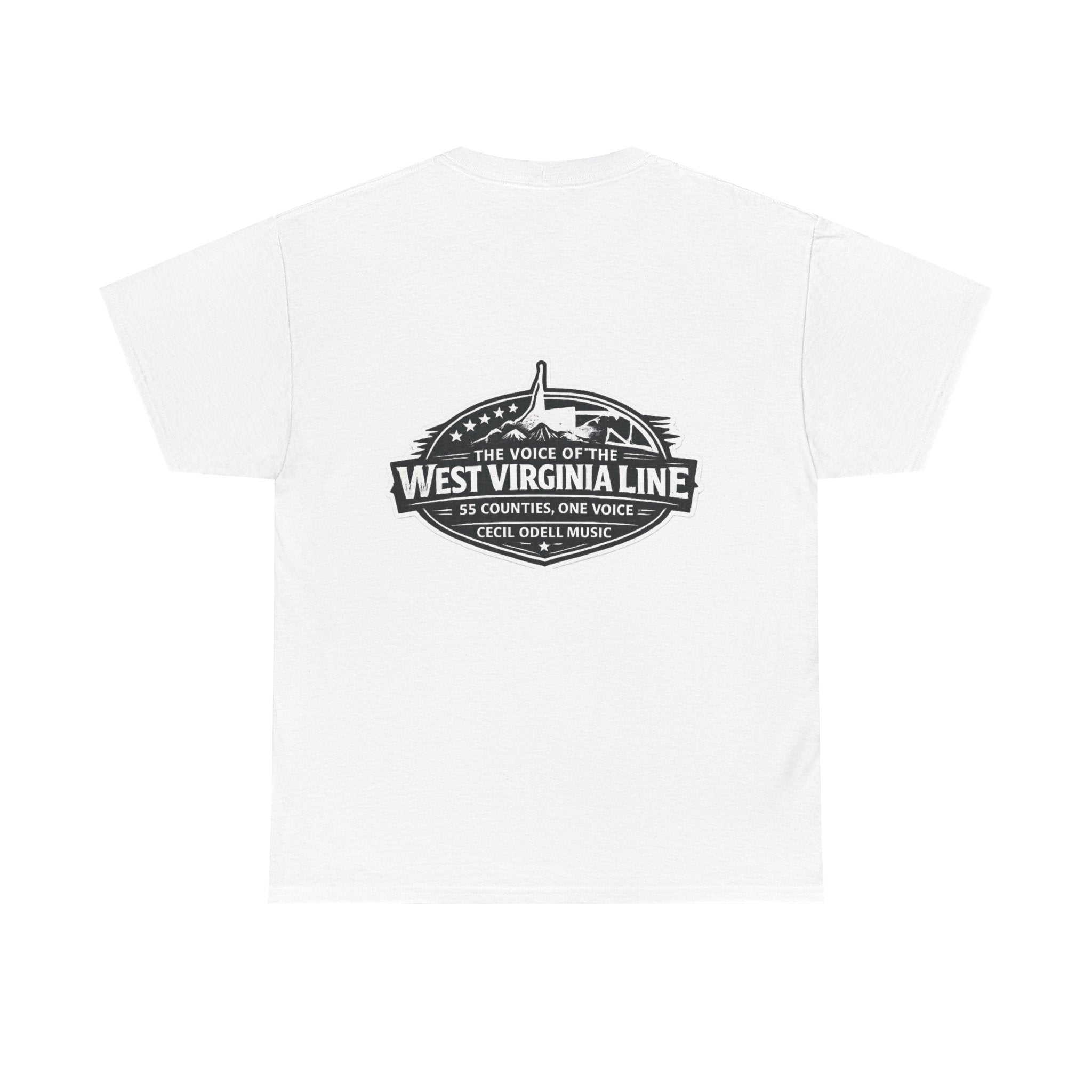West Virginia Line Tee: 'The Voice of the West Virginia Line' Graphic T-Shirt
