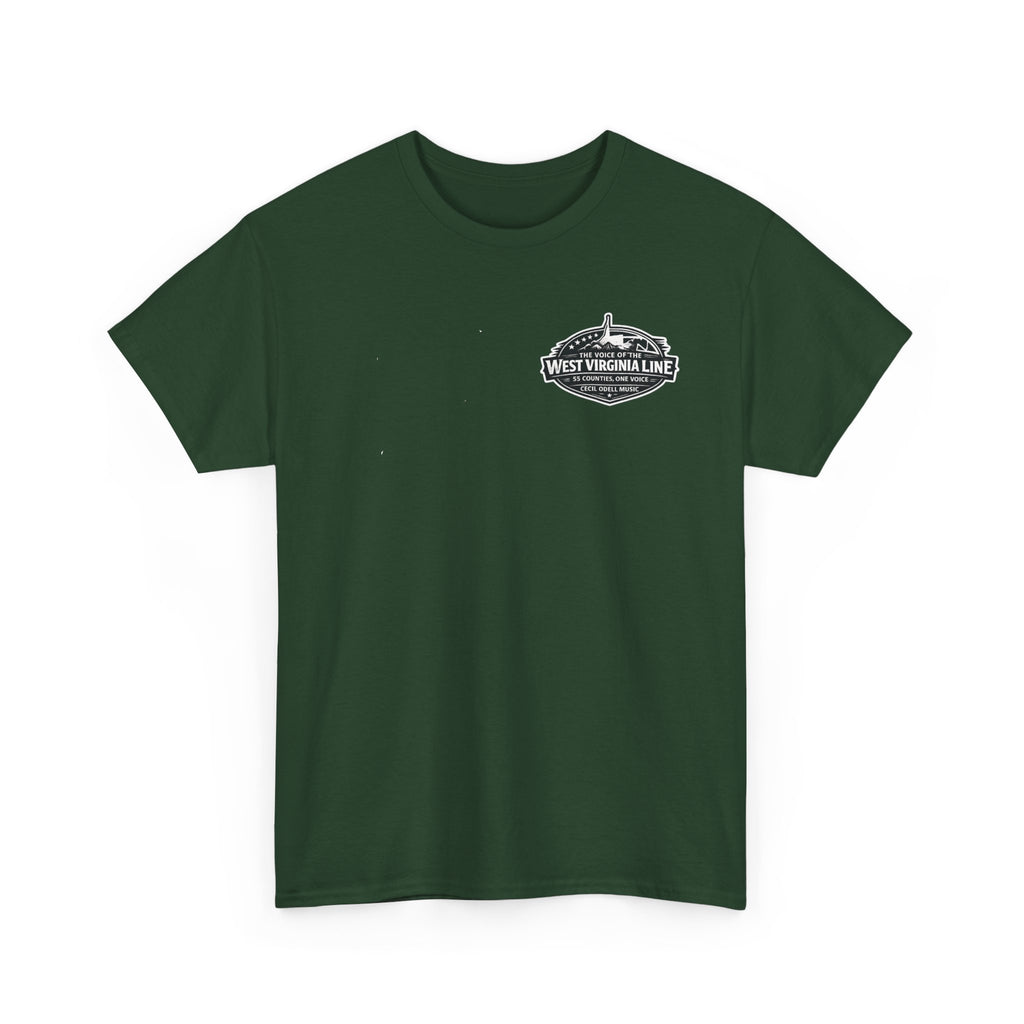 West Virginia Line Tee: 'The Voice of the West Virginia Line' Graphic T-Shirt