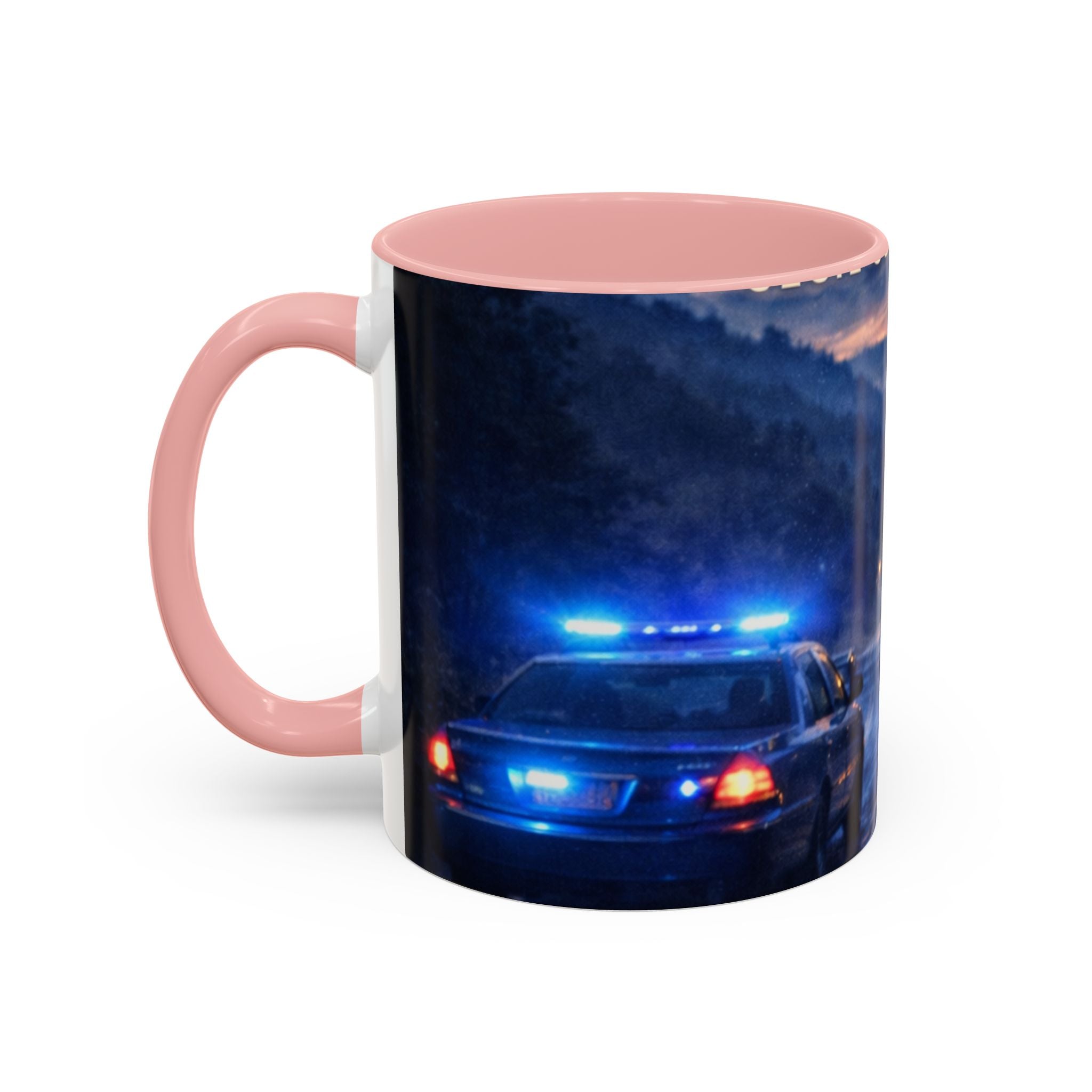Trooper Night Patrol Coffee Mug: Rustic Western Lawman Scene (11/15oz)