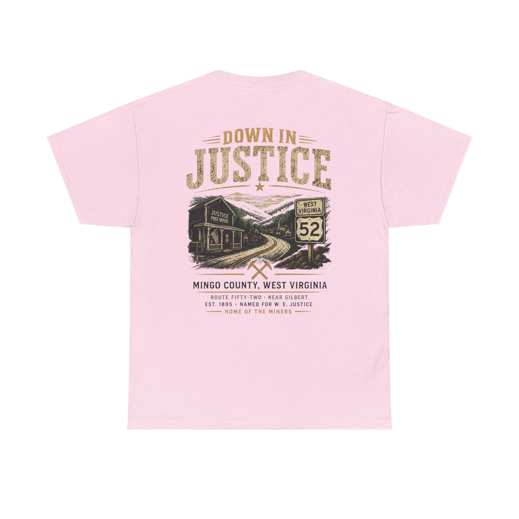 T-Shirt — "Down in Justice"