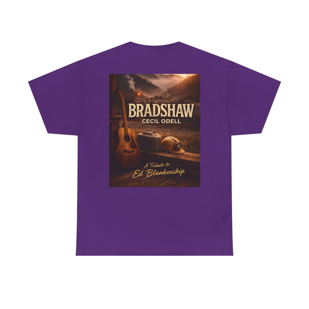 Bradshaw Tribute Tee: 'Bradshaw Cecil Odell' Vintage Guitar & Road Poster T‑Shirt