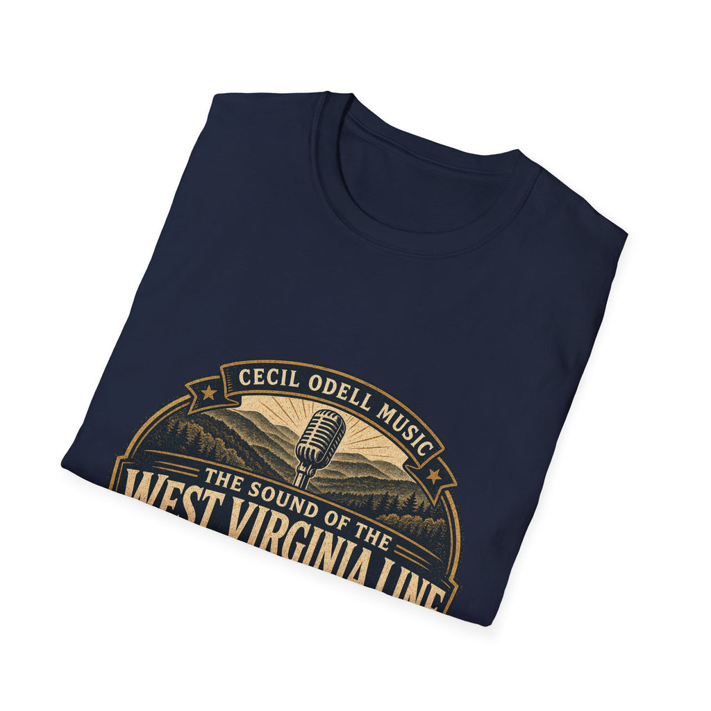 West Virginia Music T-Shirt: "Built to Sound Like Home" Vintage State Guitar Tee