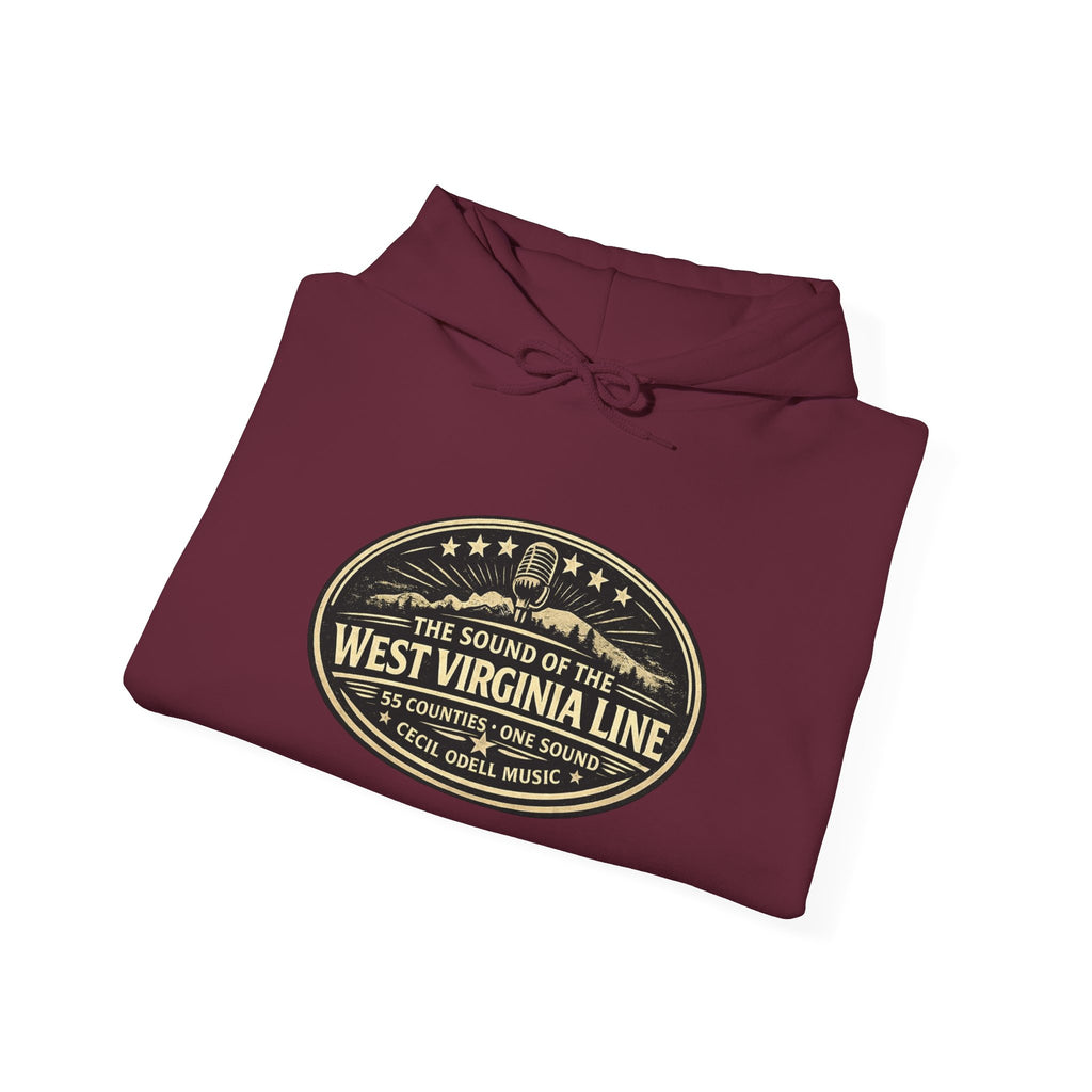 West Virginia Line Firetruck Hoodie: "The Sound of the West Virginia Line" Tribute Sweatshirt