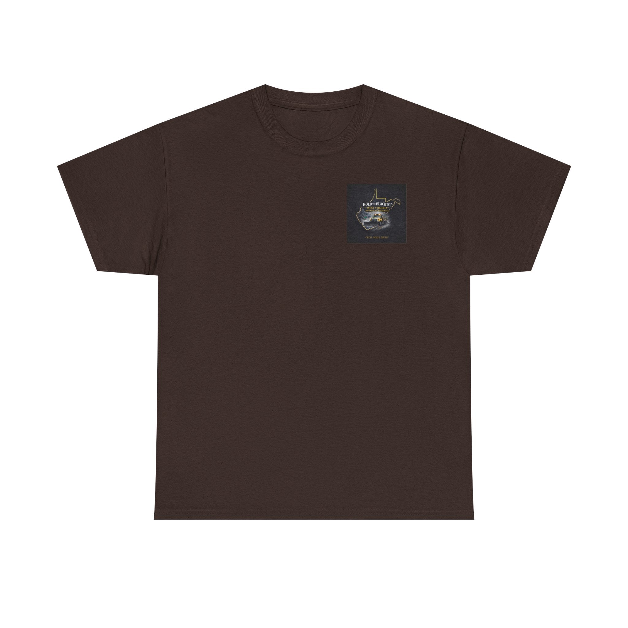 West Virginia 'Hold the Blacktop' Graphic Tee: Vintage Truck State Outline Music Shirt