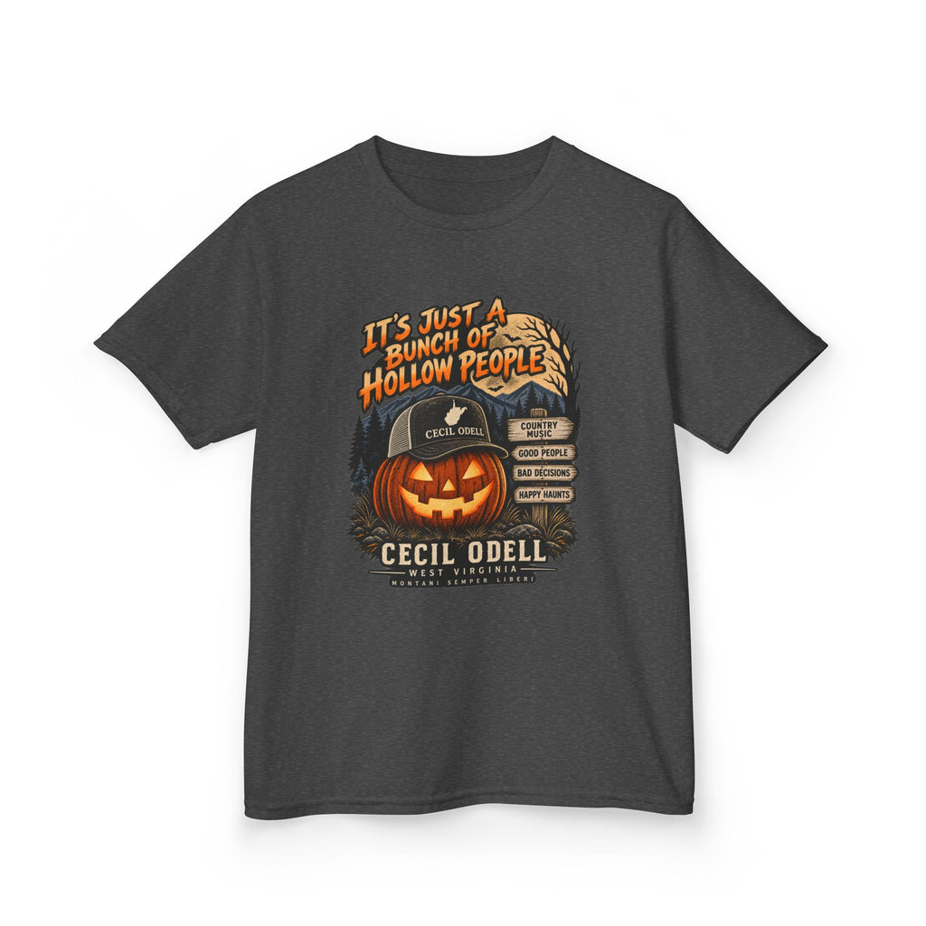 It's Just a Bunch of Hollow People Kids Halloween Tee | Cecil Odell
