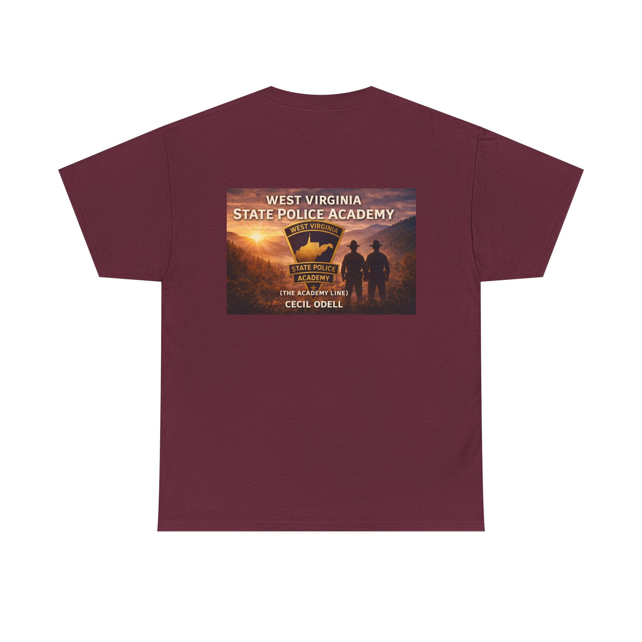 State Police Academy T-Shirt - West Virginia Honor Badge Design