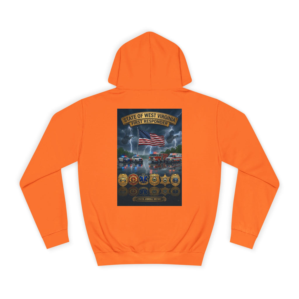 West Virginia Line Badge Hoodie: State & First Responder Tribute