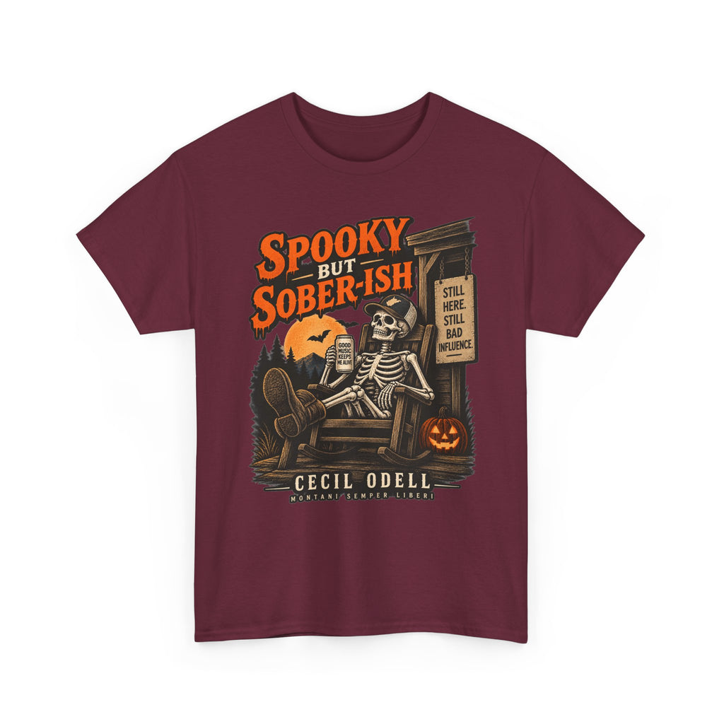 Spooky but Sober-ish Halloween Tee | Cecil Odell