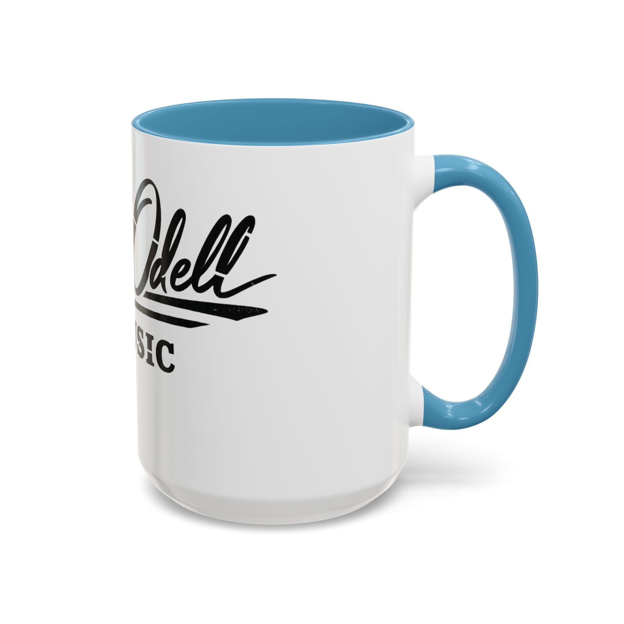 Cecil Odell Music Accent Coffee Mug: Black-Trim Musician Gift (11/15 oz)