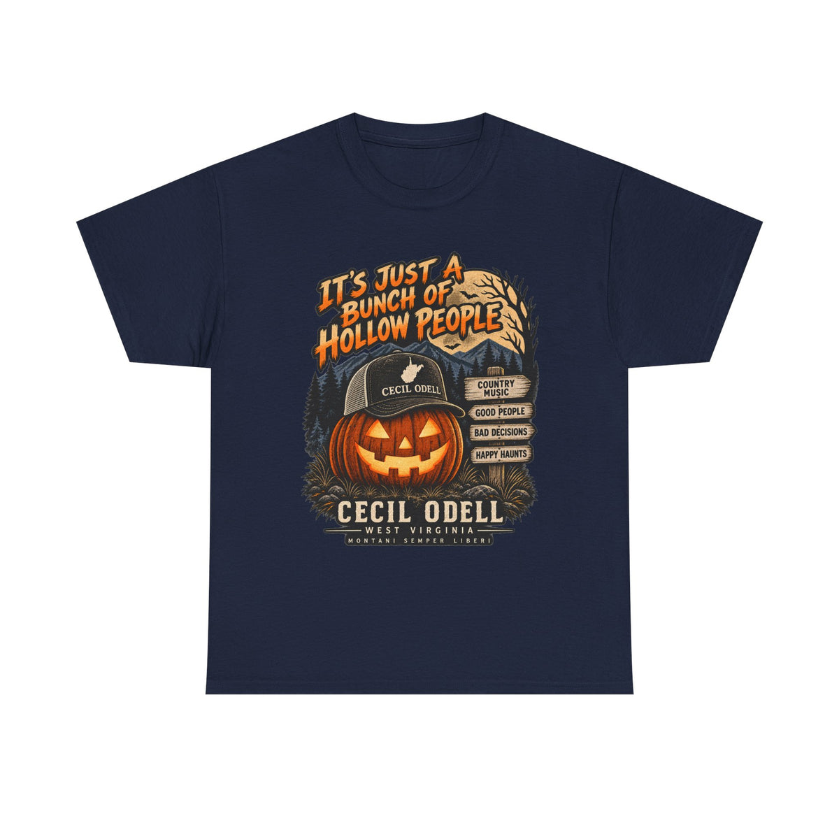It's Just a Bunch of Hollow People Halloween Tee | Cecil Odell