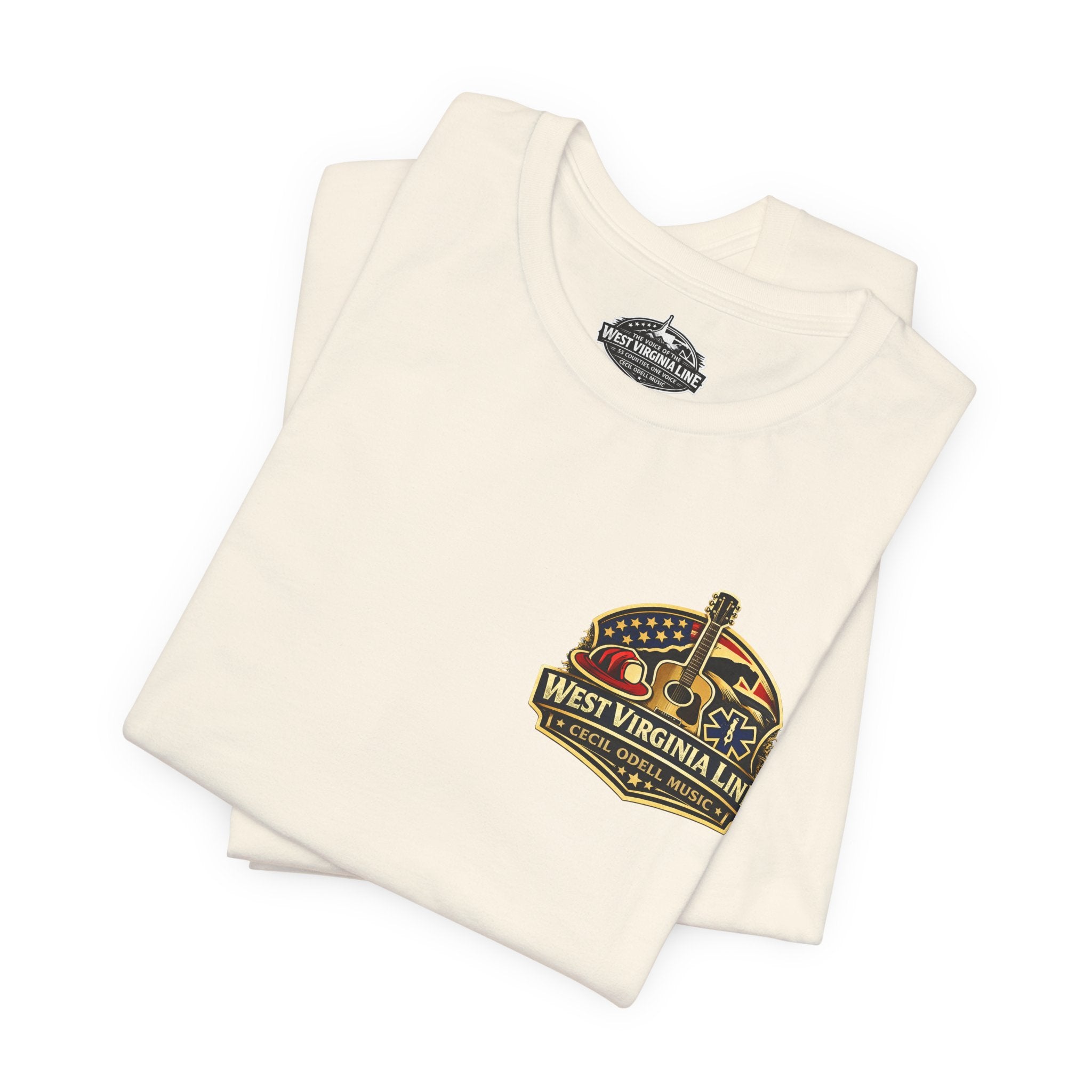 West Virginia Outlaw T-Shirt: Rustic Skull & Guns Country Graphic Tee