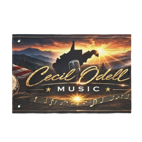 Cecil Odell Music Double-Sided Decorative Flag