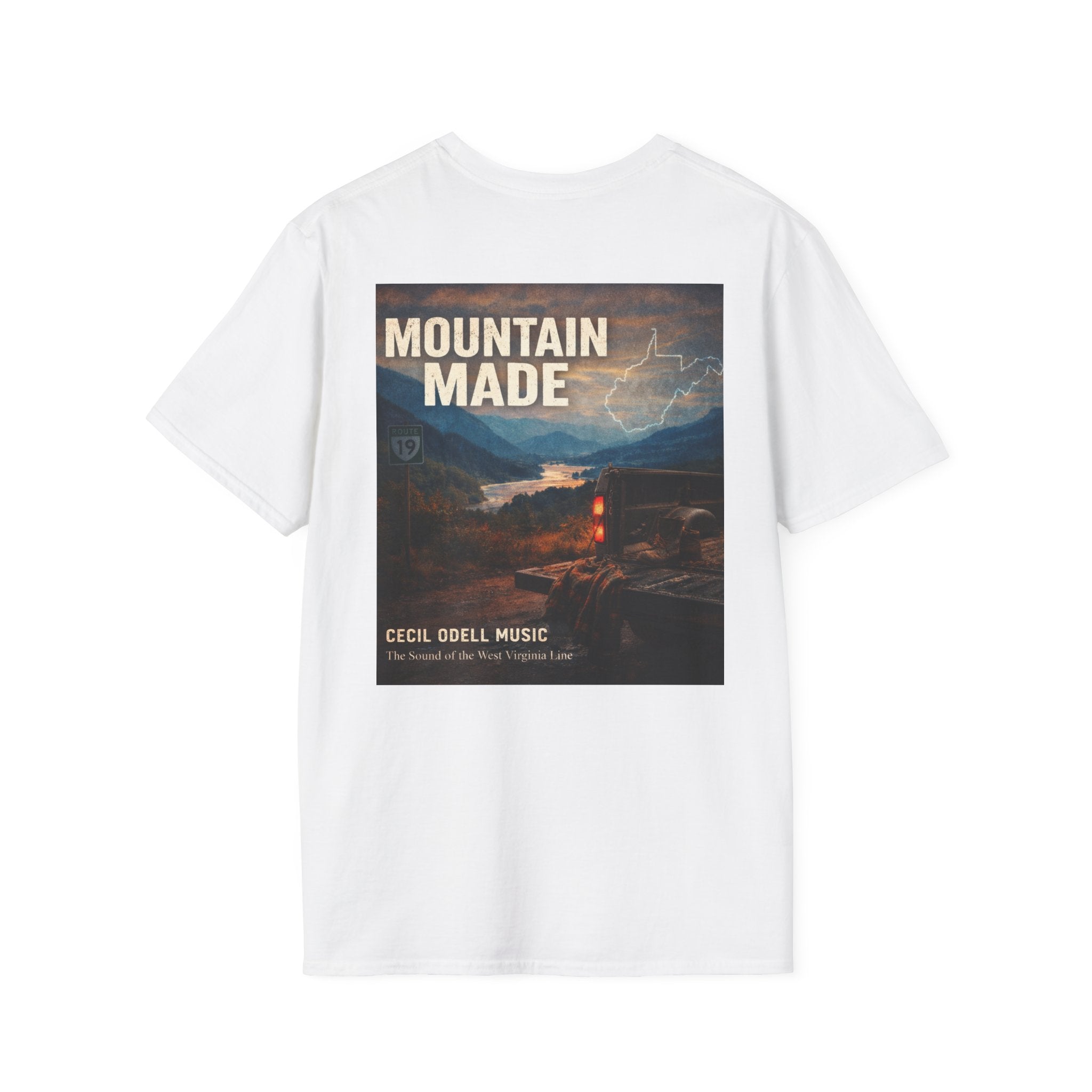 Mountain Made T-Shirt: "Cecil Odell Music" Vintage Mountain Landscape Tee