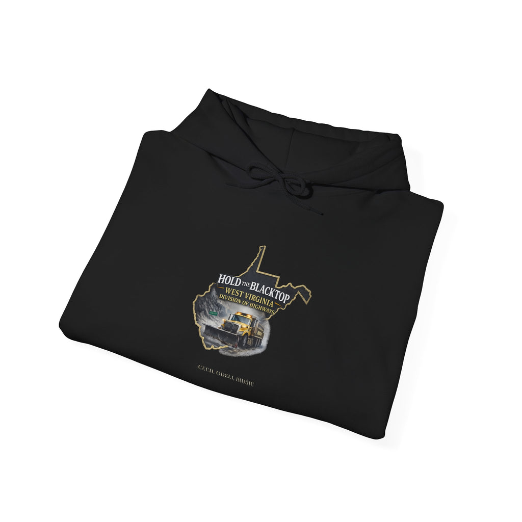 Hold the Blacktop Hoodie: Classic Road Trip Graphic Pullover