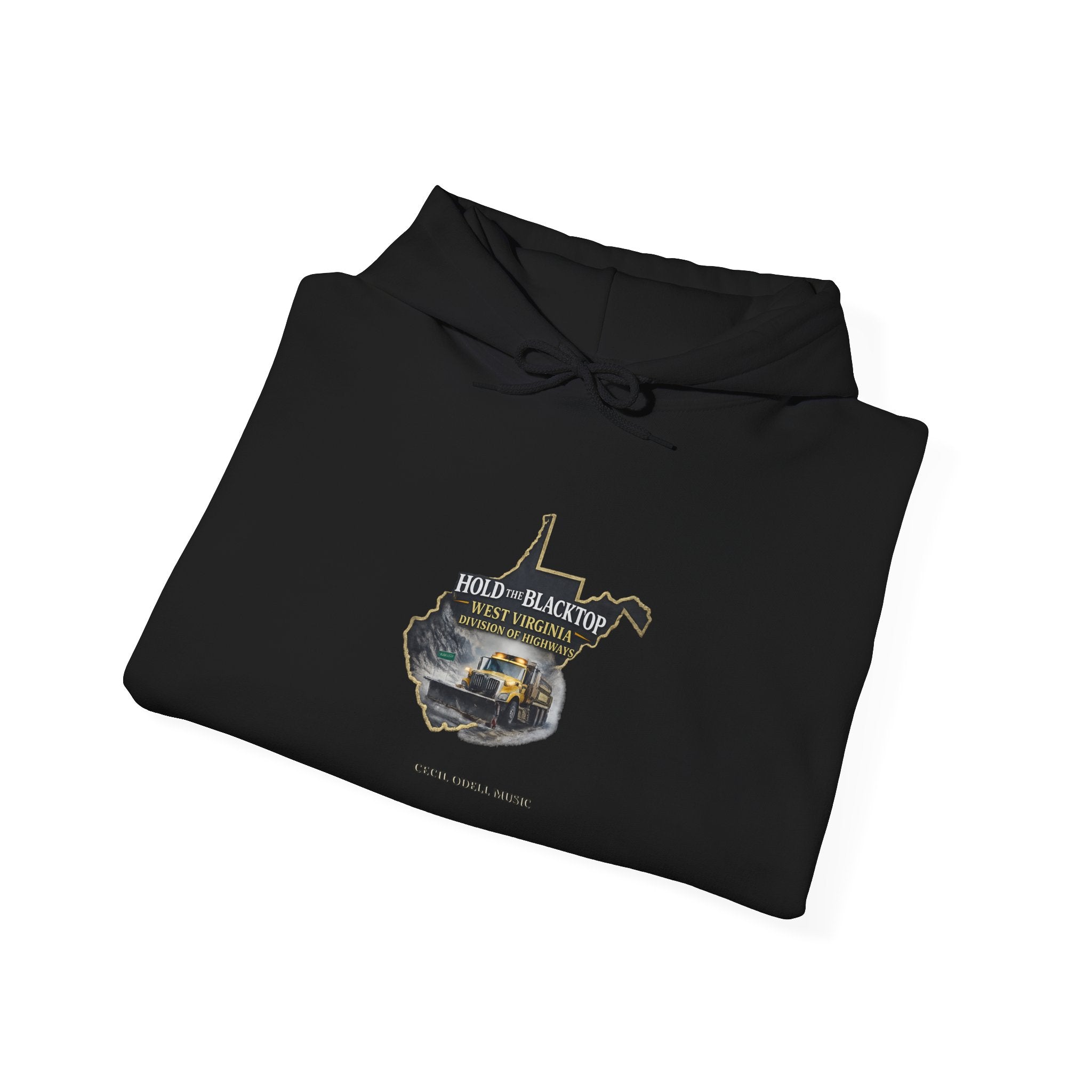 Hold the Blacktop Hoodie: Classic Road Trip Graphic Pullover