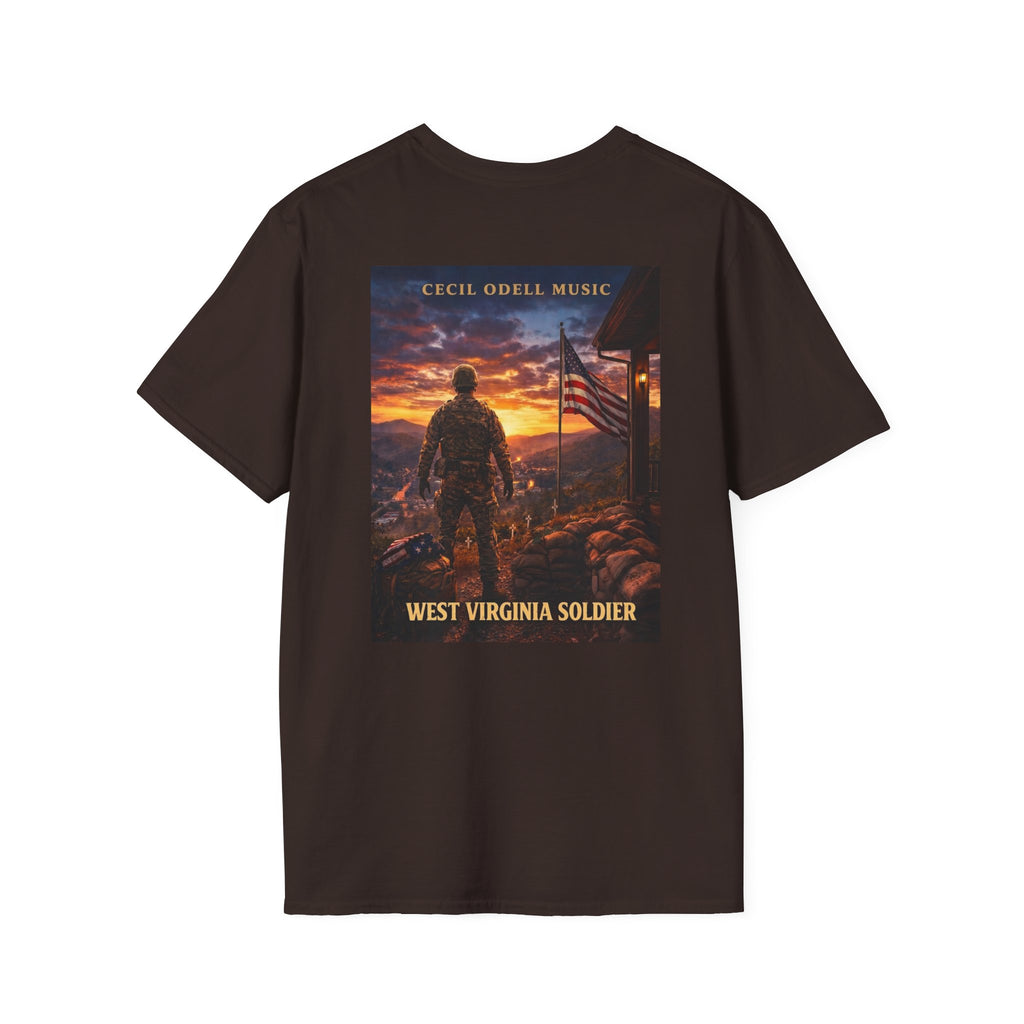 West Virginia Soldier T-Shirt: Patriotic Veteran Tribute Tee