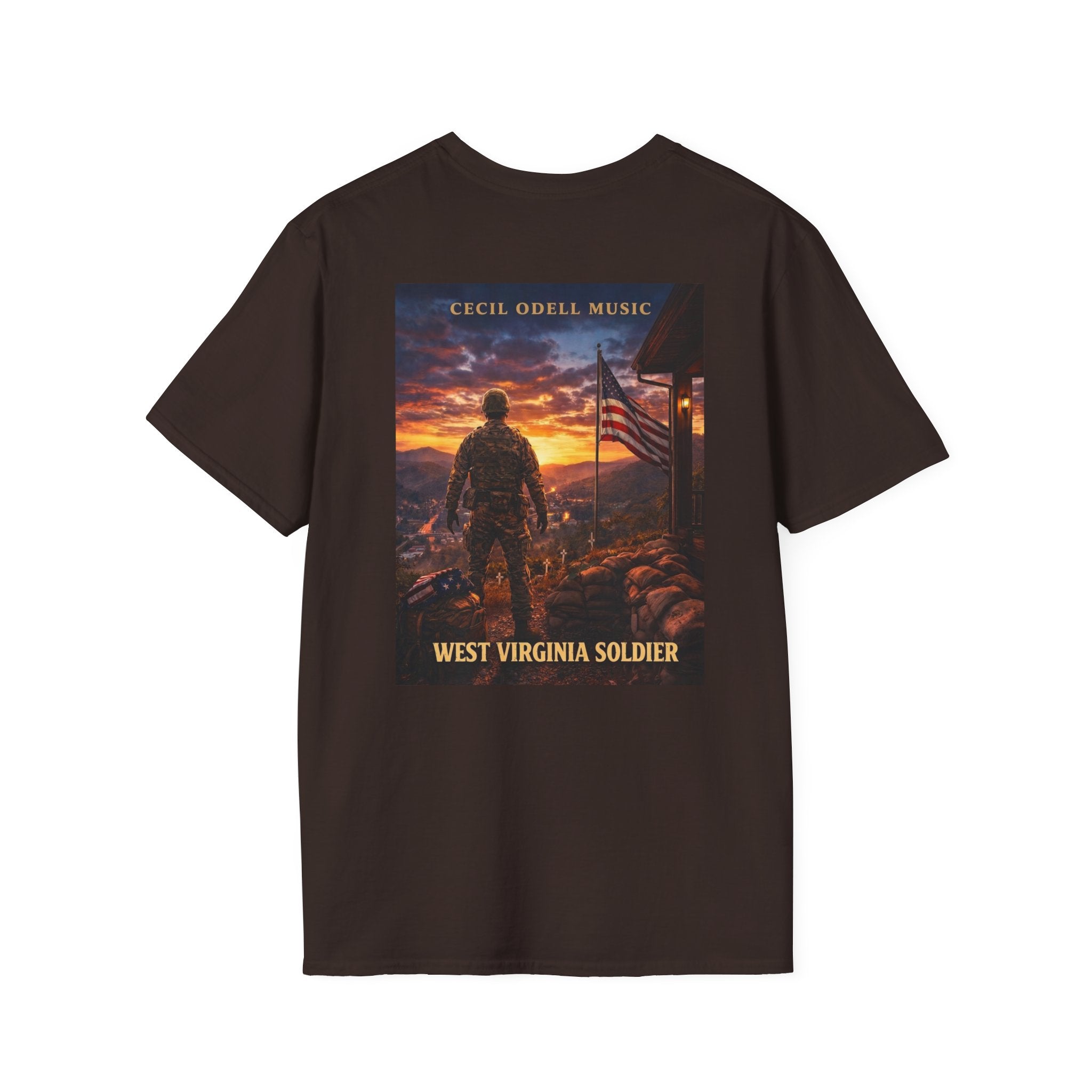West Virginia Soldier T-Shirt: Patriotic Veteran Tribute Tee