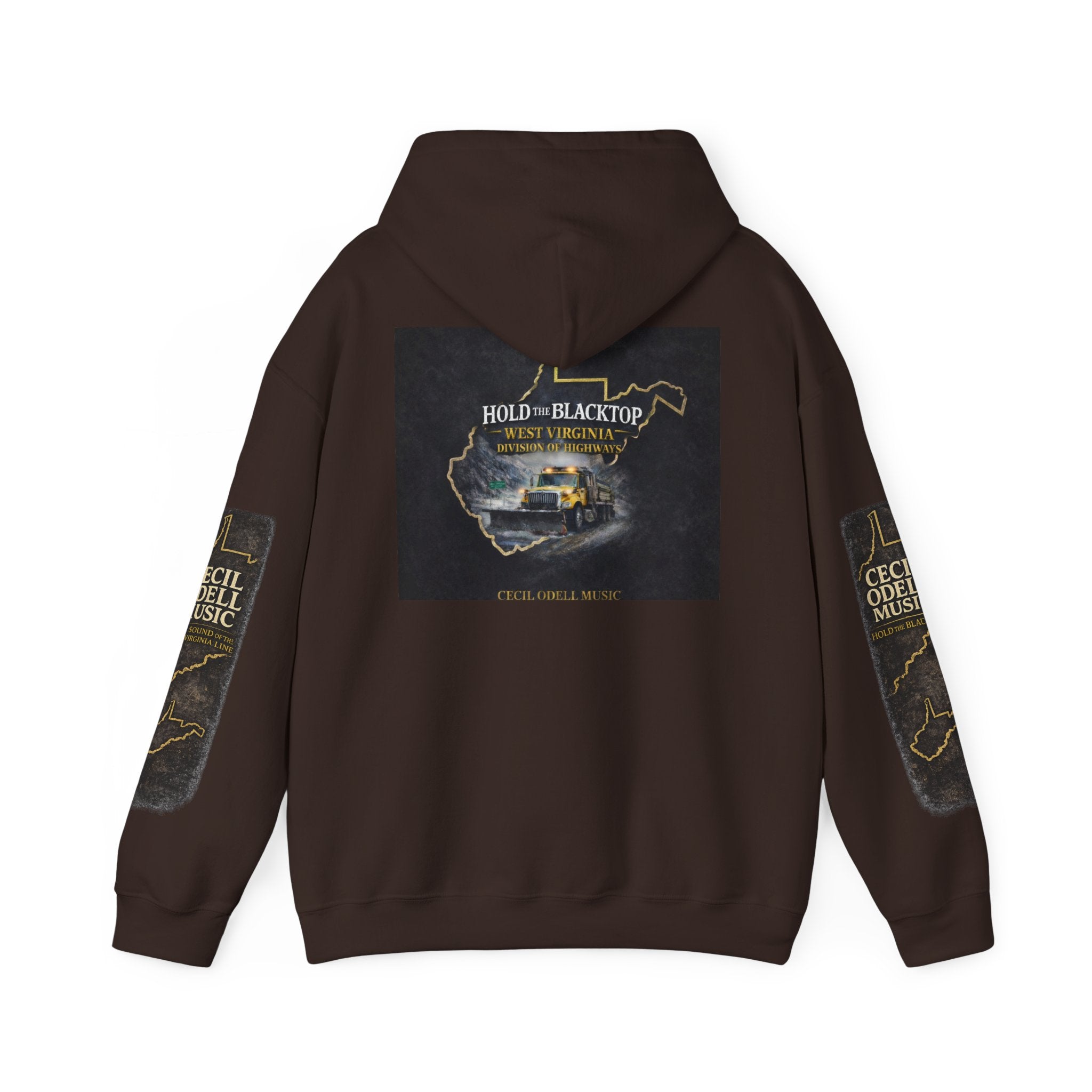 Hoodie: "Hold The Blacktop" Vintage Road Trip Graphic Pullover