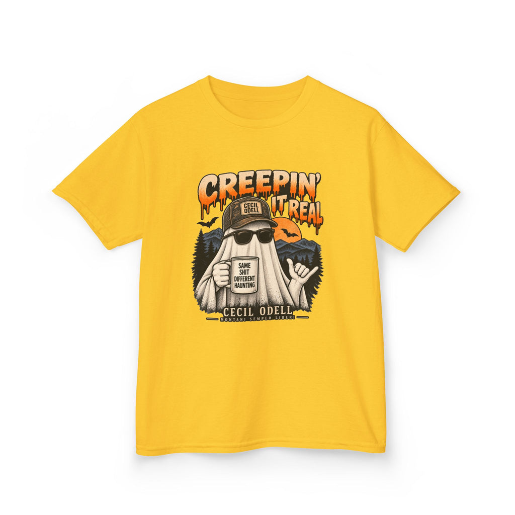 Creepin' It Real Kids Halloween Tee | Cecil Odell