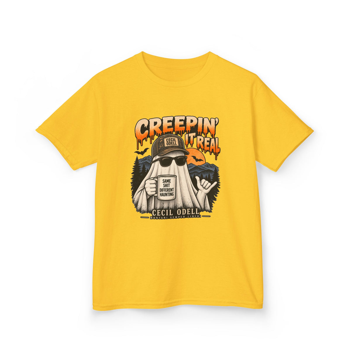 Creepin' It Real Kids Halloween Tee | Cecil Odell