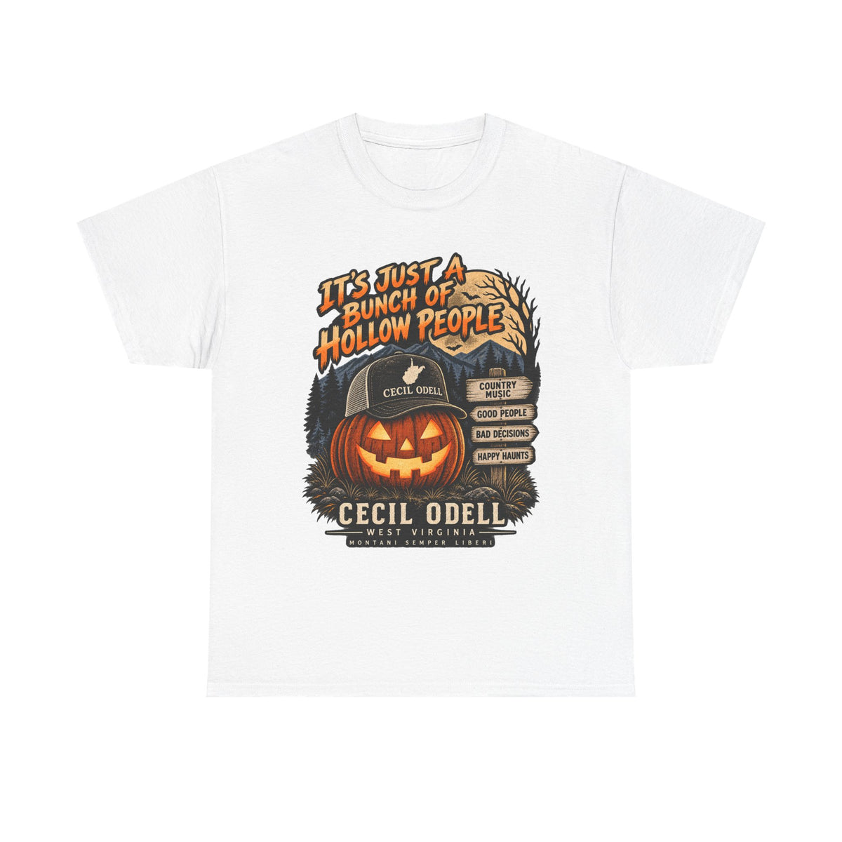 It's Just a Bunch of Hollow People Halloween Tee | Cecil Odell