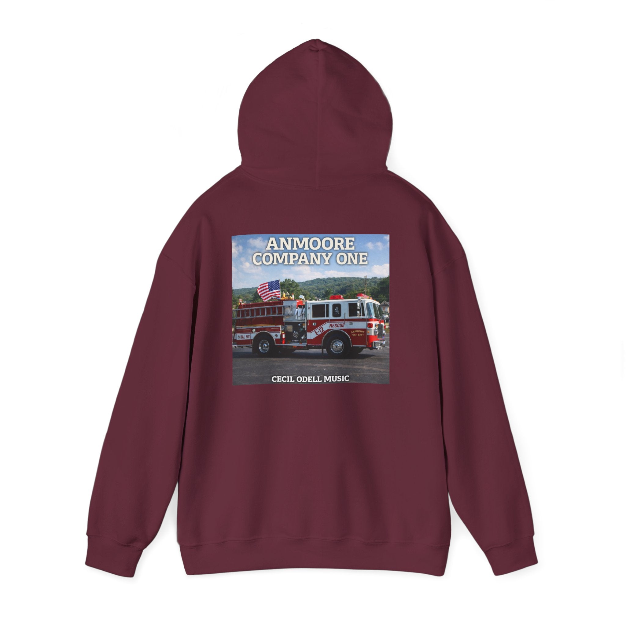 West Virginia Line Firetruck Hoodie: "The Sound of the West Virginia Line" Tribute Sweatshirt