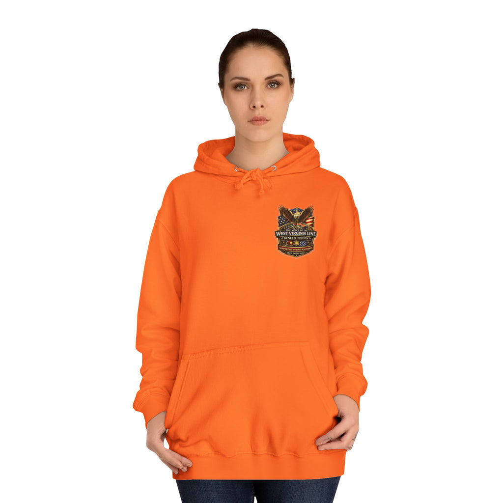 West Virginia Line Badge Hoodie: State & First Responder Tribute