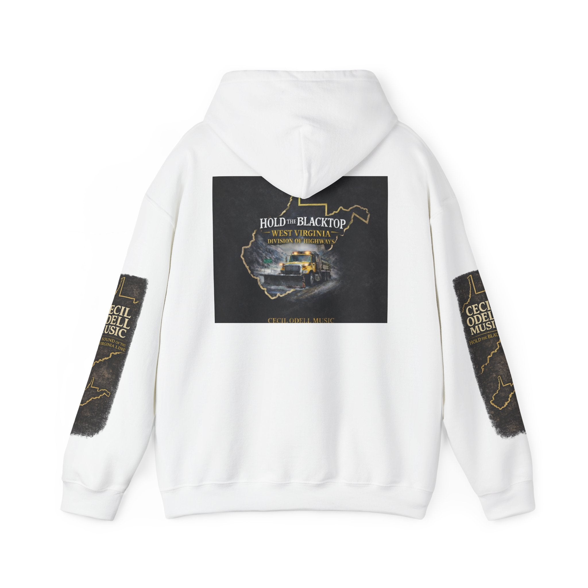 Hoodie: "Hold The Blacktop" Vintage Road Trip Graphic Pullover