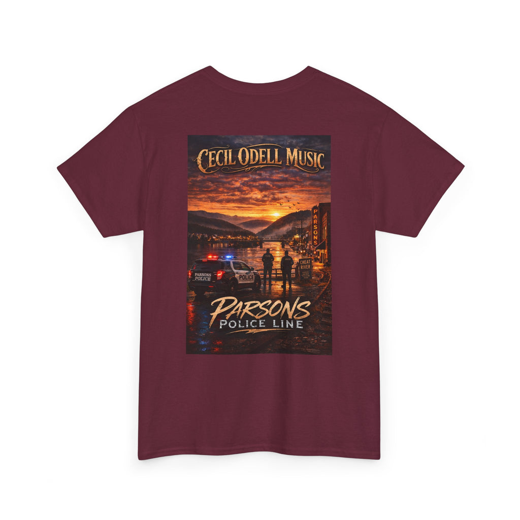 Parsons PD song art shirt