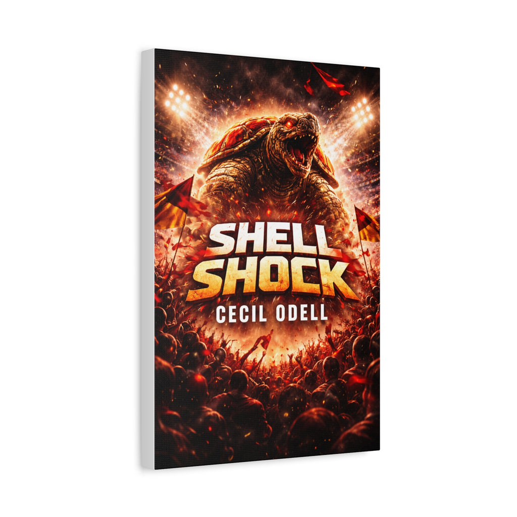Shell Shock Canvas Print: Dramatic Monster Art Wrap (Cecil Odell)