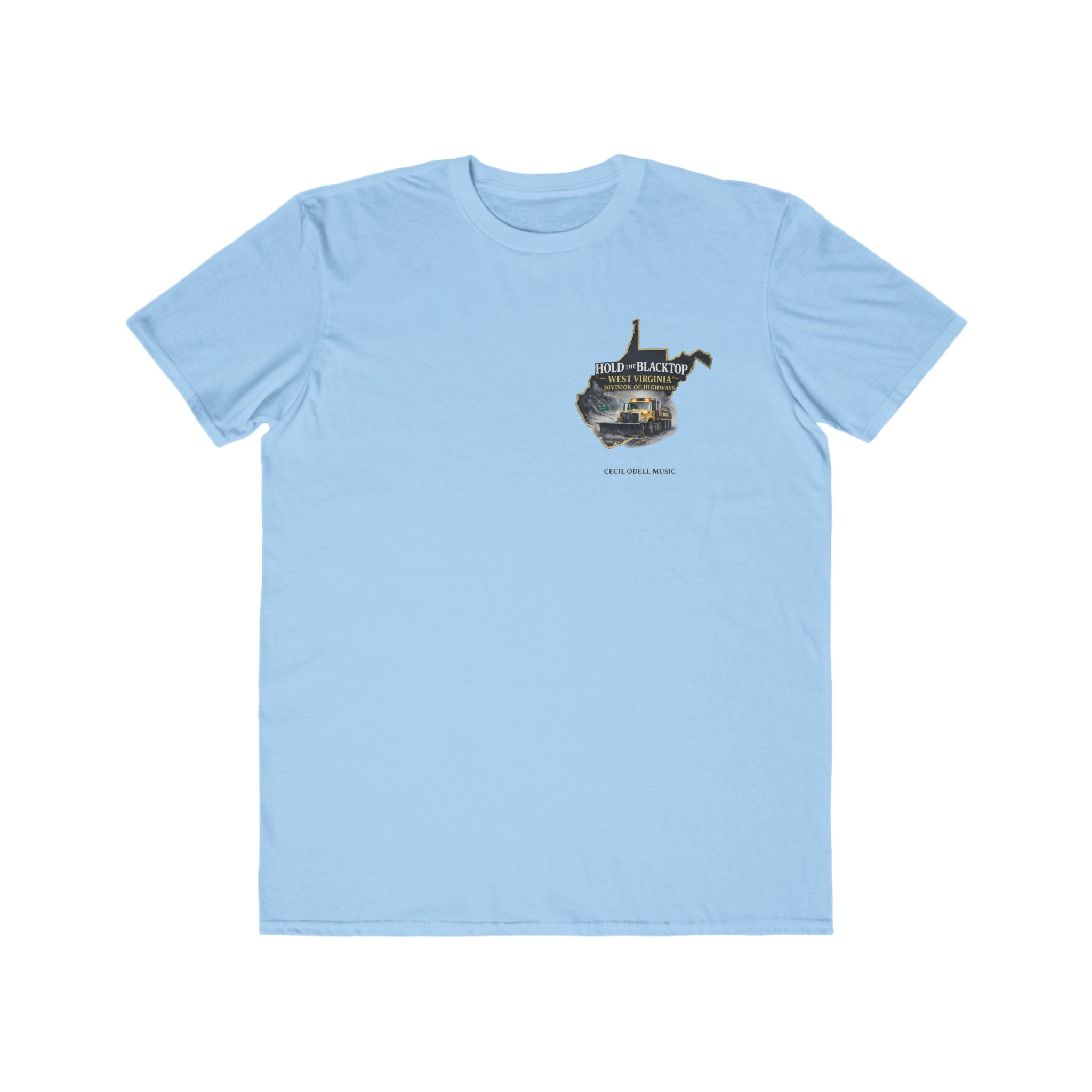 West Virginia Map T‑Shirt: "Hold the Blacktop" Vintage Truck Graphic Tee