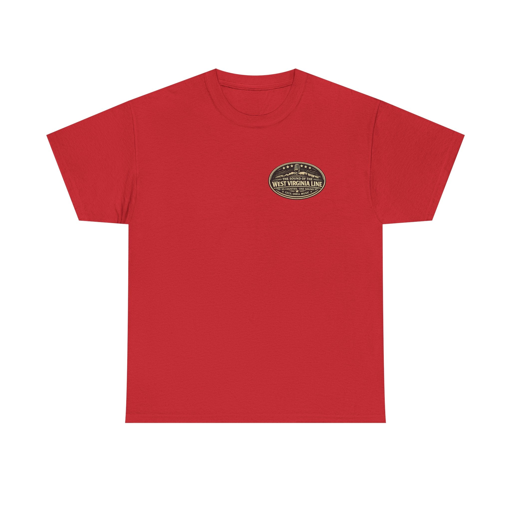 Wayne VFD Line Graphic Tee: Retro Firefighter Poster Shirt