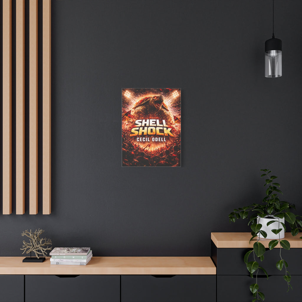 Shell Shock Canvas Print: Dramatic Monster Art Wrap (Cecil Odell)