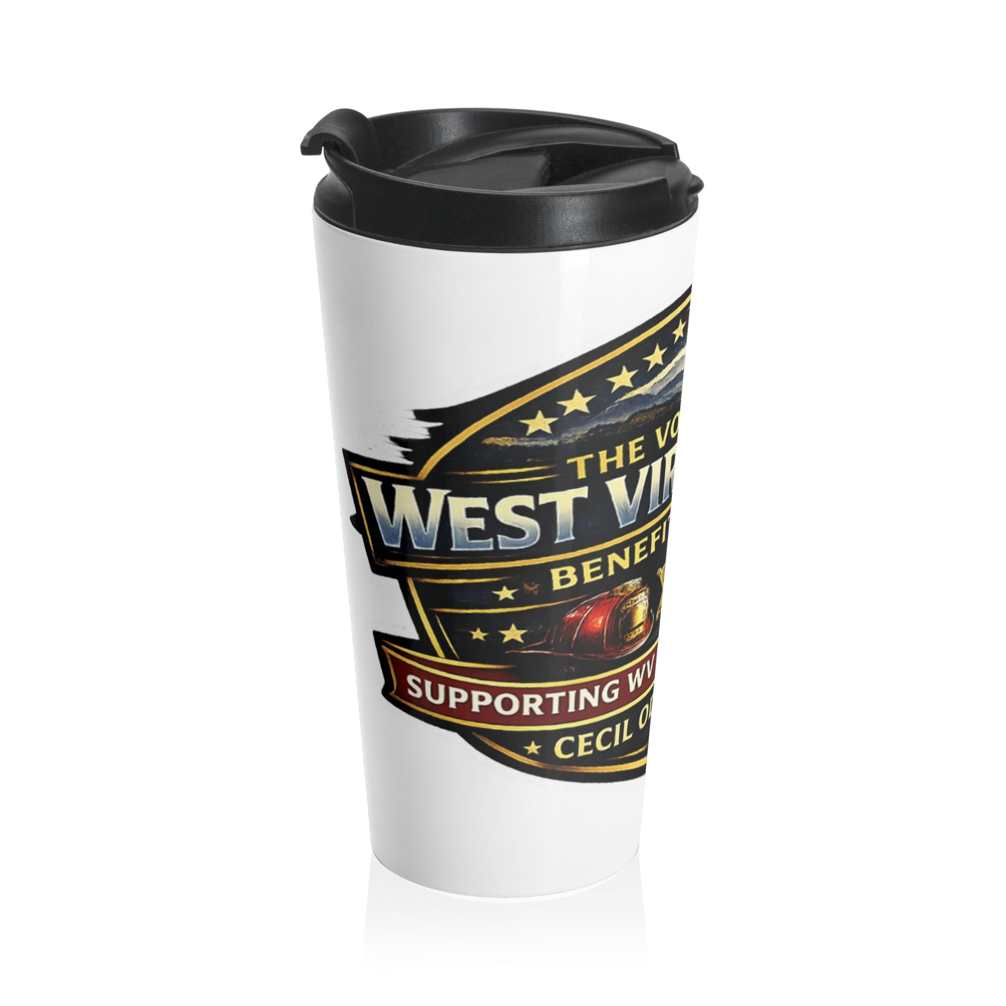 The Voice of the West Virginia Line Benefit Edition - Stainless Steel Travel Mug